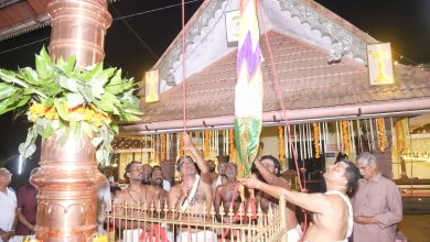 Photo of ഏങ്ങണ്ടിയൂർ ശ്രീ സുബ്രഹ്മണ്യ ശാസ്താമംഗലം ക്ഷേത്രത്തിൽ തൈപ്പൂയ ആറാട്ട് മഹോത്സവത്തിന് കൊടിയേറി.