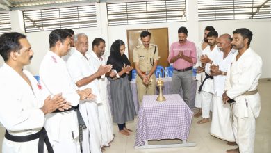 Photo of ലോകാരോഗ്യദിനത്തോടനുബന്ധിച്ച്തൃശ്ശൂർ ജില്ല സ്പോർട്സ് കൗൺസിലും കൊടിയം പുഴ ദേവസ്വവും കൈസെൻ കരാത്തെ ഡോ ഇന്ത്യയും സംയുക്തമായി നടത്തുന്ന സമ്മർ കോച്ചിംഗ് ക്യാമ്പ് ആരംഭിച്ചു.