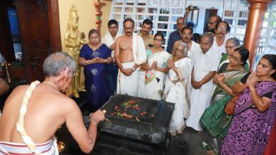 Photo of വാഴക്കുളം ശ്രീ സുബ്രഹ്‌മ്യ ണ്യസ്വാമി ക്ഷേത്രത്തിൽ നടന്നു വരുന്ന അഷ്ട ബന്ധ നവീകരണ കലശത്തോടനുബന്ധിച്ച് വലിയബലിക്കല്ല് പ്രതിഷ്ടയും പരിവാര പ്രതിഷടയും നടന്നു.
