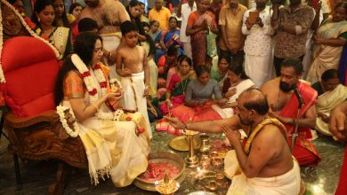 Photo of പെരിങ്ങോട്ടുകര ദേവസ്ഥാനത്ത് സുവാസിനീ പൂജ വേറിട്ട അനുഭൂതിയായി