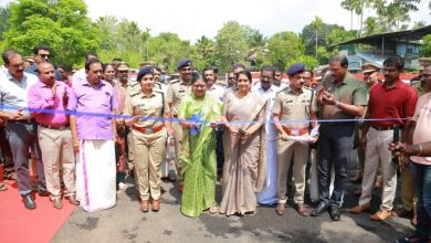 Photo of തൃശൂർ റൂറൽ ജില്ലാ പോലീസ് ഓഫീസിലേക്കുള്ള റിങ് റോഡ് ഉദ്ഘാടനം ചെയ്തു