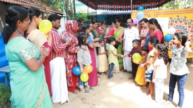 Photo of തളിക്കുളം ബ്ലോക്ക് പഞ്ചായത്ത് തല അങ്കണവാടി  പ്രവേശനോത്സവം നടത്തി.