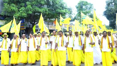 Photo of മഞ്ഞക്കടലായി.നാട്ടിക യൂണിയന്റെ ചതയ ദിനാഘോഷം.