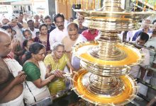 Photo of .തളിക്കുളം എരണേഴത്ത്ഭഗവതി ക്ഷേത്രത്തിൽ..ദീപസ്തംഭത്തിന്റെസമർപ്പണം നടന്ന.