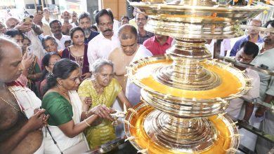 Photo of .തളിക്കുളം എരണേഴത്ത്ഭഗവതി ക്ഷേത്രത്തിൽ..ദീപസ്തംഭത്തിന്റെസമർപ്പണം നടന്ന.