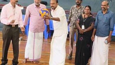Photo of വലപ്പാട്.ഉപജില്ല സ്കൂൾ കായിക മേളയുടെ ഭാഗമായി വോളിബോൾ ടീം സെലക്ഷൻTSGA സ്റ്റേഡിയത്തിൽ നടന്നു