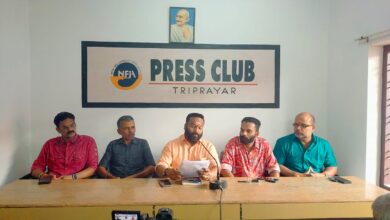 Photo of ത്രിതല പഞ്ചായത്ത് തിരഞ്ഞെടുപ്പിലേക്കുള്ള തളിക്കുളം ഗ്രാമപഞ്ചായത്ത് എൻ.ഡി.എ സ്ഥാനാർത്ഥികളെ ഒബിസി മോർച്ച സംസ്ഥാന ജനറൽ സെക്രട്ടറി ഭഗീഷ് പൂരാടൻ പ്രഖ്യാപിച്ചു