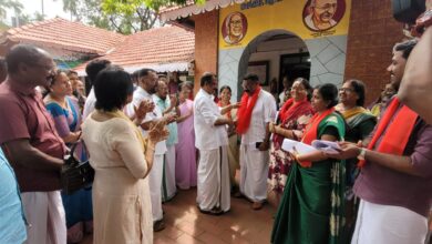 Photo of തളിക്കുളം ബ്ലോക്ക് പഞ്ചായത്ത് എൽ ഡി എഫ് സ്ഥാനാർത്ഥികൾ നാമനിർദ്ദേശ പത്രിക സമർപ്പിച്ചു.