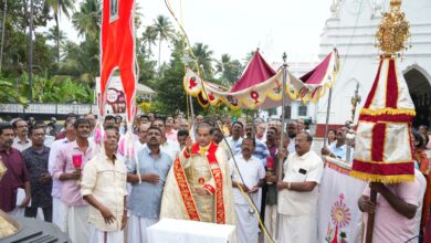 Photo of പഴുവിൽ സെൻ്റ് ആൻ്റണീസ് ഫൊറോന ദൈവാലയത്തിൽ തിരുനാളിന് കൊടിയേറി