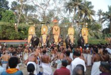 Photo of നാട്ടിക ശ്രീ ഇയ്യാനി ഭഗവതി ക്ഷേത്ര മഹോത്സവത്തോടനുബന്ധിച്ച് നടത്തിയ കൂട്ടി എഴുന്നള്ളിപ്പ്