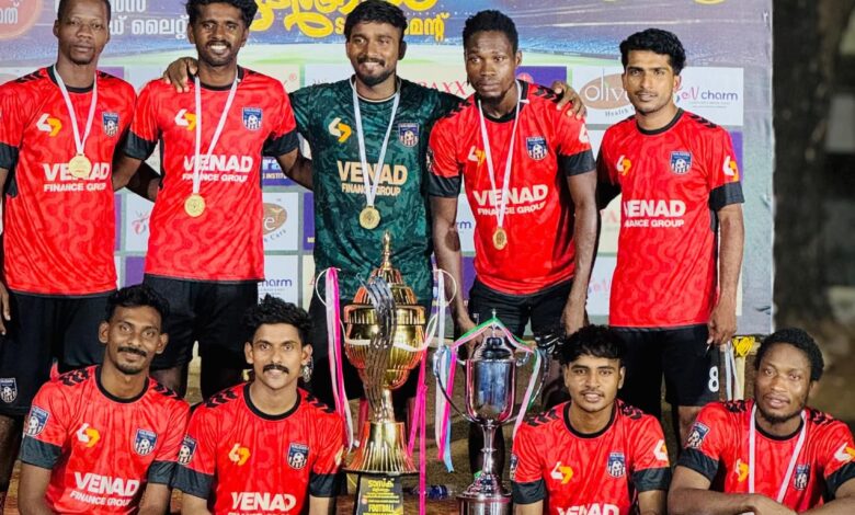 Photo of വേണാട് ഫിനാൻസ് ഗ്രൂപ്പ്‌ കാളിദാസ എഫ് സി ചാമ്പ്യന്മാർ