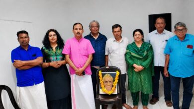 Photo of നെല്ലിയോട് : അഹംഭാവം തൊട്ടുതീണ്ടാത്ത ഉത്തമനായ കലാമർമ്മജ്ഞൻ” — തൃപ്രയാർ കളിമണ്ഡലം കഥകളി ആസ്വാദക കൂട്ടായ്മ