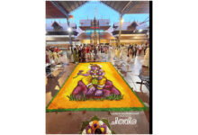 Photo of ഗുരുവായൂരപ്പന്റെ ചിത്തിരപ്പൂക്കളം!
