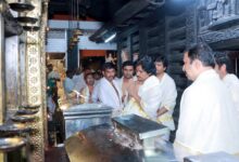 Photo of ആന്ധാ ഉപമുഖ്യമന്ത്രിക്ഷേത്ര ദർശനം നടത്തി.