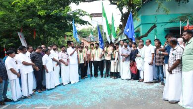 Photo of ശ്രീരാമ പോളിയിലെ യൂണിയൻ ഭാരവാഹികൾക്കു ആദരാവ് നൽകി യൂത്ത് കോൺഗ്രസ്‌.