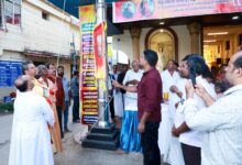 Photo of തൃപ്രയാർ സെന്റ് ജൂഡ് ദേവാലയത്തിൽ വിശുദ്ധ യൂദാ തദ്ദേവൂസിന്റെയും, വിശുദ്ധ സെബസ്ത്യാനോസിന്റെയും, പരിശുദ്ധ കന്യകാമറിയത്തിന്റെയും സംയുക്ത  തിരുനാളിന് കൊടിയേറി.